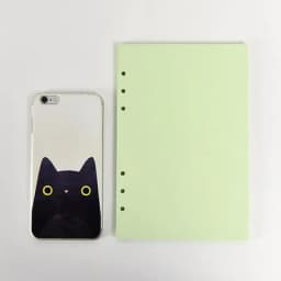 A6/A5 Pink Blue Purple Binder Notebook Cover & Photo Sticker Collect Book Diary Agenda Planner Paper School Stationery