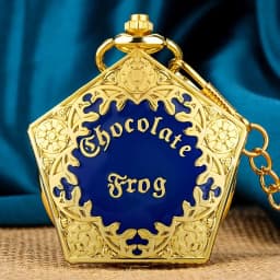 Top Luxury Gold Anything from Trolleys Wizard Magic World Quartz Pocket Watch Cosplay Necklace Pendant Chain Jewelry Male Clock
