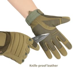 1 pair Winter Men Tactical Gloves Thick wear-resistant Full Finger Gloves Touch Screen Waterproof Sport Motorcycle Gloves Hot