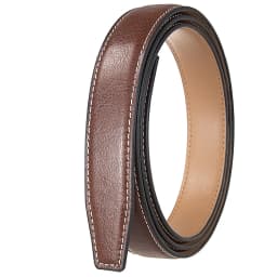 Plus Size 2.4cm New Luxury Brand Belts for Men High Quality Male Strap Genuine Leather Waistband Ceinture Homme,No Buckle