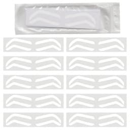 2024 Disposable Eyebrow Design Stencil Eyebrow Tint Airbrush Auxiliary Sticker for Brows Shaping with Single EyebrowsType Option