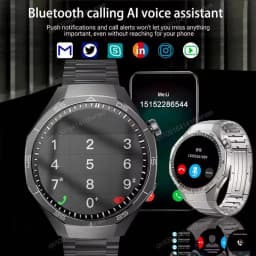 New For Android ios Smart Watch Men HD AMOLED Screen GPS Motion trajectory Heart Rate Bluetooth Calls SmartWatch Waterproof Hw12