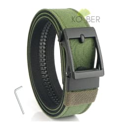 KOLBER Hard Tactical Belt for Men Metal Automatic Buckle Military Gun Belt 1100D Nylon Outdoor IPSC Belt Casual Waistband Male