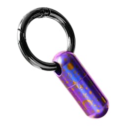 Pure Titanium Waterproof Bunker Portable Small Pill Box Sealed Waterproof Keyring Mini Carry-on First Aid Pill Bottle Three Colo