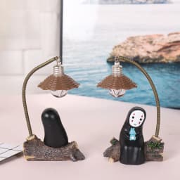 Cartoon Anime Funny Night Light Home Decor Small Figurine Bedside Lamp Desktop Ornament Kawaii Birthday Gift