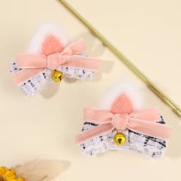 10Pcs Rabbit Ears Hair Clips Cute Cat Ear Hairpin Little Girl Kids Creative Cosplay Birthday Party Daily Accessories Headwear