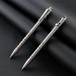 12CM Titanium Alloy MINI Bolt Pen Portable Business Writing Multi-functional Outdoor Traveling Office EDC Tools Ballpoint Pen