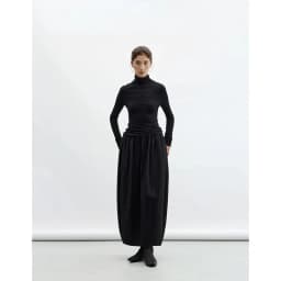 100% Wool Three-Dimensional Cut Flower Bud Skirt, Designed with a Relaxed and Lazy Style, New Model for Women in the Fall/Winter 2026 Season