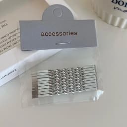 12pcs/set Women Silvery Solid Bobby Pin Hair Clip Casual Simple Fashion Hairstyle Hairpins Styling Girls Hair Accessories