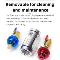 Automotive Air Conditioning Refrigerant Oil Analyzer Compressor Oil Filter for Air Conditioning System Oil Filter Test Tool