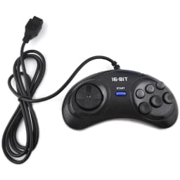1/2Pcs 6 Button Game Controller for SEGA Genesis MD 16 Bit Wired Gamepad Classic Game Accessories