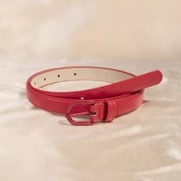 New women's spray paint buckle basic versatile women's edge-cut belt women's belt
