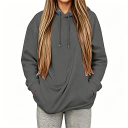 Unisex Fall And Winter Casual Solid Color Portable Pet Pouch Hoodie Funny Pullover Thin Tunic Hoodie