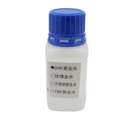 100ML Gold Plating Solution Platinum Jewelry Electroplating Water Silver Oxidized Liquid