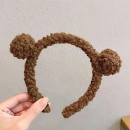 Cute Soft Plush Pig Giraffe Animal Headband Party Headwear Hair Accessories Hairband Cartoon Headhoop Wash Face Makeup Headband