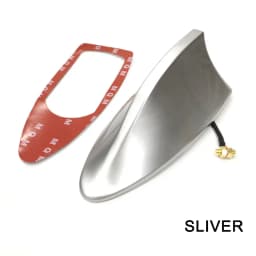 Car Shark Fin Antenna Cover Base Replacement Radio Signal Aerials Roof Exterior Accessories Decoration