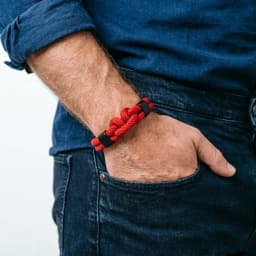 Novel Style WuKong Knot Bracelet For Men Selected High Quality 4mm Cord 5 Color Options Perfect Gift For Him Leisure Accessories