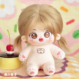 Cute 20cm Idol Doll With Clothes Kawaii Plush Cotton Dolls Stuffed Toy DIY Birthday Gift