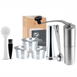 Reusable Stainless Steel Coffee Filters For K-fee Tchibo Cafissimo Caffitaly&Tchibo Machine Refillable Cafe Capsule Pod Tamper