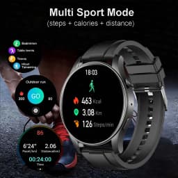 New Round 1.52" Extra-Large Screen Smartwatch Wireless Call Men Women With More Sports Modes Calculator Smart Watches Business