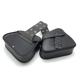 Password Lock Motorcycle Saddlebags Side Tool Storage Saddle Bags Universal for Harley Kawasaki Suzuki Yamaha Cruiser Bobber