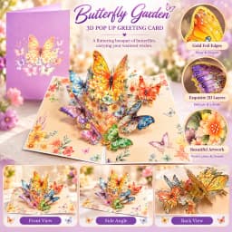 3D Pop UP Lovely Card for Beloved Mom Friend Gift Birthday Anniversary Wedding Invitation Mothers Day Greeting Thank You Cards