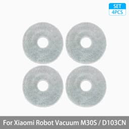 For Xiaomi Mijia M30S D103CN Robot Vacuum Cleaner Accessories Main Side Brush Hepa Filter Mop Cloth Dust Bag Replacement Spare