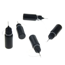 10ml Squeeze Empty Black PE Dropper Bottles With Needle Caps Plastic Bottle Liquid Vial Plastic Container DIY
