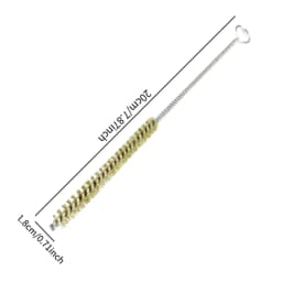 Pipe Brush Flexible Small Multipurpose Remove Rust Brass Brush Durable Tube Brush for Cleaning Polishing Tube Bottles Automotive