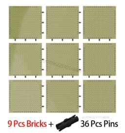 Wholesale 16X16 Pixel Art Building Blocks Bottom Plate 65803 Bricks Baseplate Part Compatible 31212 21333 98138 Pixel Toys Gifts