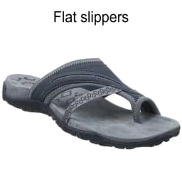Women's Orthotics Sandals Correction Cotton Cloth Fabric Open Toe Slippers Flat Heel Flip Flops Summer Casual Beach Shoes