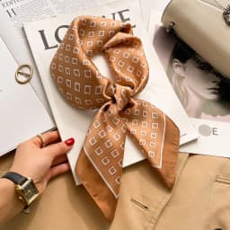 Luxury Horse Silk Shawl Square Scarf For Women Print Hijab Summer Wraps Neckerchief Female 70*70cm Handkerchief Bandana Girl