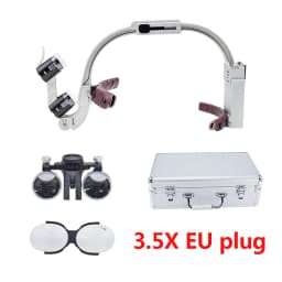 2.5X 3.5X Dr.kim Dental LED Head Light Lamp For Magnification Binocular Loupes 5W Light Dentisit Surgical Headlight Lab Equipmen