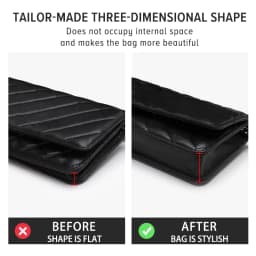 WUTA Leather Bag Base Shaper For Chanel Woc Purse Insert Portable Support Bottom Pad Handbag Inner Transformation Accessories