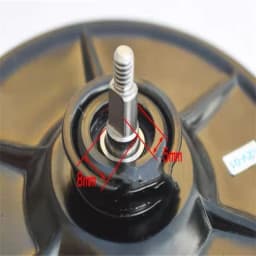 12V 24V 80W Bus Condenser Fan Engines DC Motor Electronic Radiator Fan Engines Replacement Lawn Monwer Part