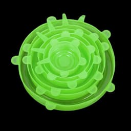 6 Pcs Silicone Cover Stretch Lids for Kitchen Microwave Food Covers Bowl Caps Elastic Silicone Lid Cap Universal Adaptable Lids