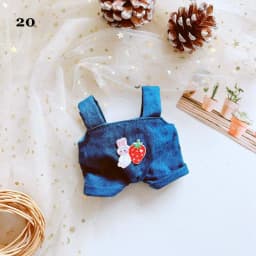 For 10~20cm Doll Clothes 1/12 BJD Dolls Winter Top Coats Handmade Jacket Pants Jeans Shorts Outfits Doll Accessories Kids Toy