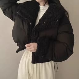 Korean Double-Sided Wear Lamb Fur Patchwork Down Cotton Jacket Women's Autumn Winter Fashion Short Big Lapel Student Bread Coat