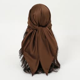 Plain Silk 90 Square Scarf Satin Headband For Muslim Woman Printed Hijabs Wraps Fashion Headscarf Casual Turban Female Bandbana