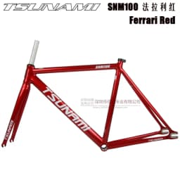 TSUNAMI SNM100 Bicycle Frame Fixed Gear Carrier Kit 49cm 52cm 55cm 58cm Aluminum Racetrack Frame Multi-Color Options