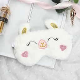 Cute Plush Sleep Mask Big Eyes Plush Eye Mask Kids Cat Cute Eye Mask Travel Rest Sleep Plush Eyepatch Nap Health Eye Cover