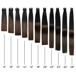 16A Double Drawn 1BT4 Ombre Vietnamese Bone Straight Human Hair Bundles 100% Unprocessed Raw Virgin Hair Extensions for Women