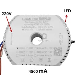 GM-TM2.4GRF-Y DC22-30V Two Wires and 2 Colors Lamp LED Driver Tmall 2.4G Intelligent Power Supply Module For Chandeliers