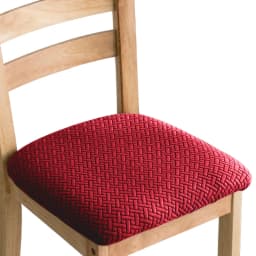 Durable Stretch Jacquard Dining Room Chair Seat Covers Removable Washable Elastic Upholstered Dining Chair Cushion Slipcover