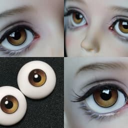 New Resin Eyes Doll Eyeball For 1/6 1/8 1/3 BJD Doll OB11 DIY Handmade Eyeball 10mm/12mm/14mm/16mm Doll Accessories Eyeball Gift