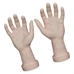 2pcs Realistic Mannequin Hands Accessory for Nail Practice and Store Displays X3UD