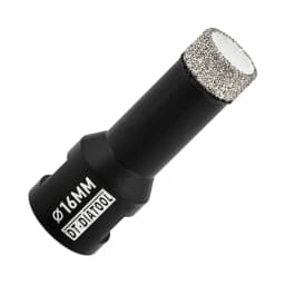 DT-DIATOOL Drill Bit M14 Porcelain Tile Crowns for Tile Granite Marble 1pc Collet, Crown Porcelain Hole Saw