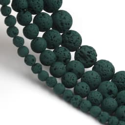 Natural Volcanic Lava Stone Beads Round Loose Spacer Beads for Jewelry Making Beadwork DIY Bracelets Accessories 15'' 4 6 8 10mm