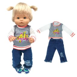 40cm Baby Doll Clothes Color Jackets 16 Inch Nenuco Doll Coat Children Gift Toys Outfits