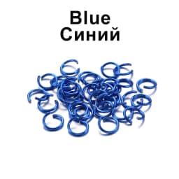 300pcs/lot 6 8 10 mm Metal Colorful Single Loops Open Jump Rings Split Rings Connectors For DIY Jewelry Making Findings Supplies